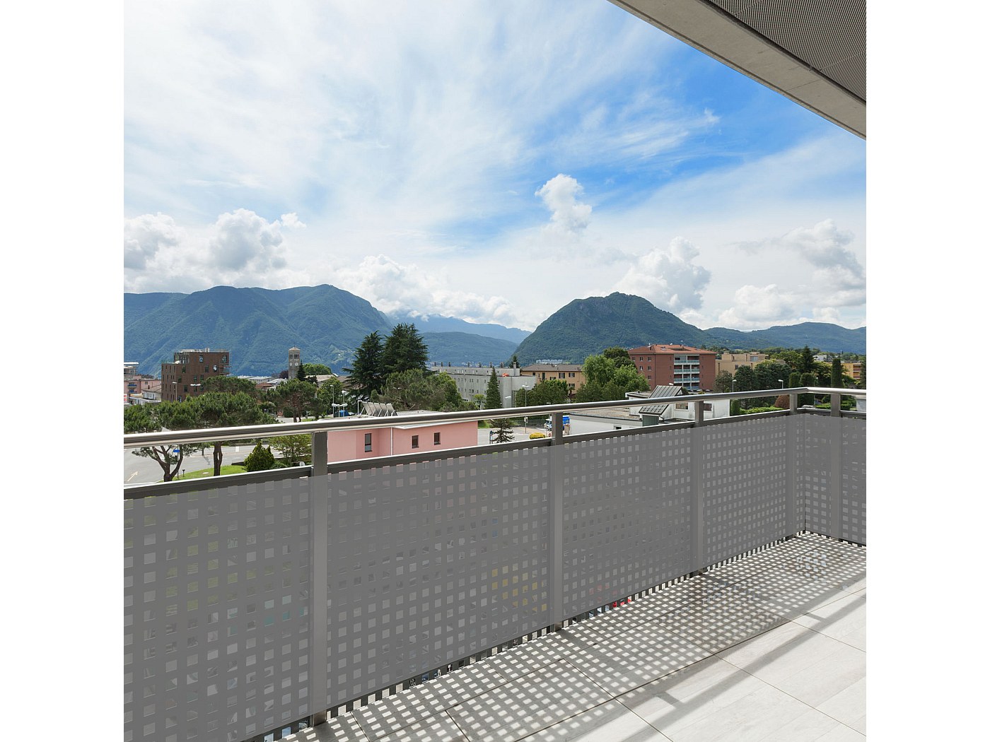 Telo Frangivento Per Balconi 40x330 Cm In HDPE - Beige, Resistente A Vento E Pioggia, Con Occhielli