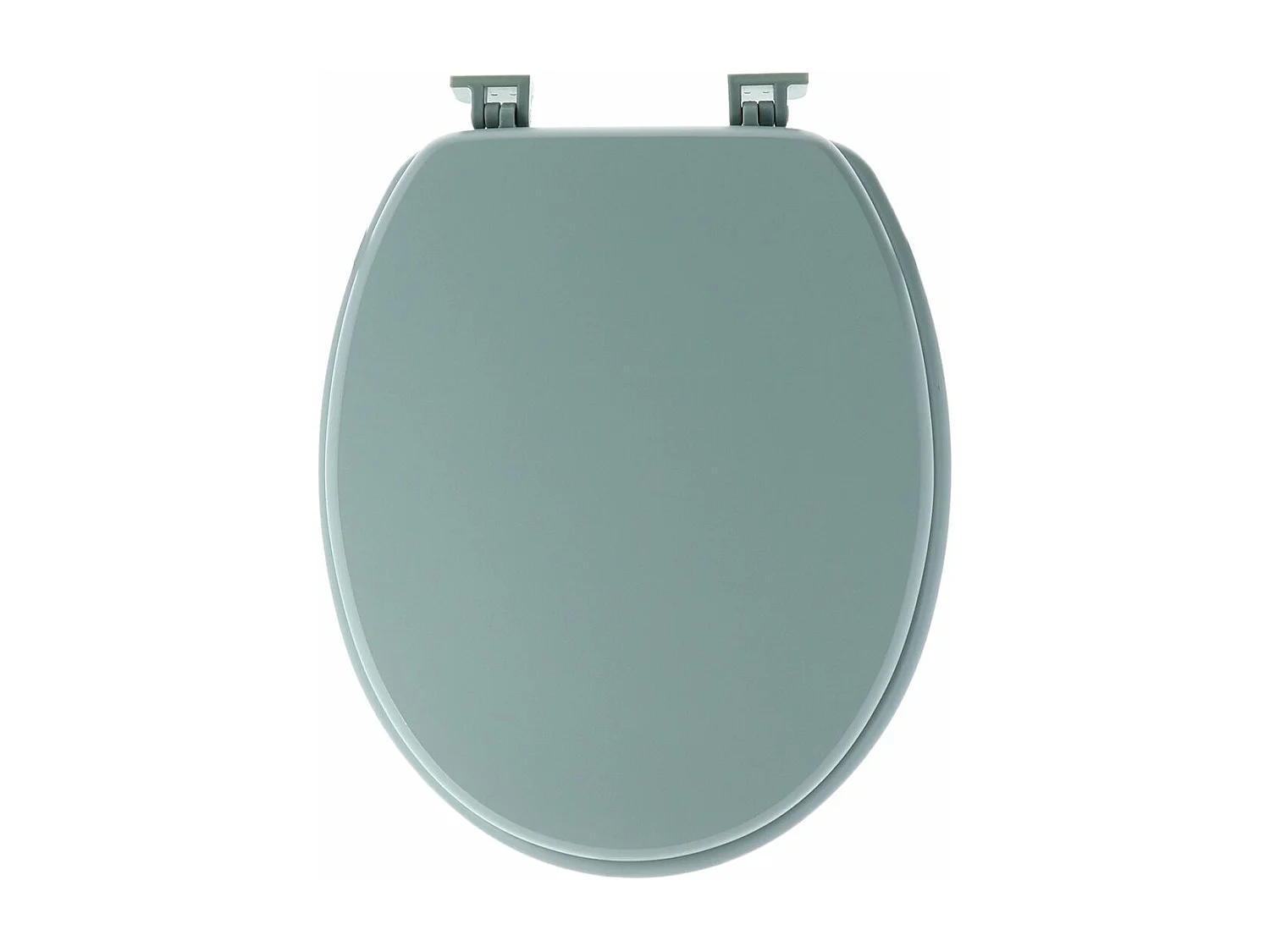 Abattant WC  en Bois Vert amande avec kit de fixation