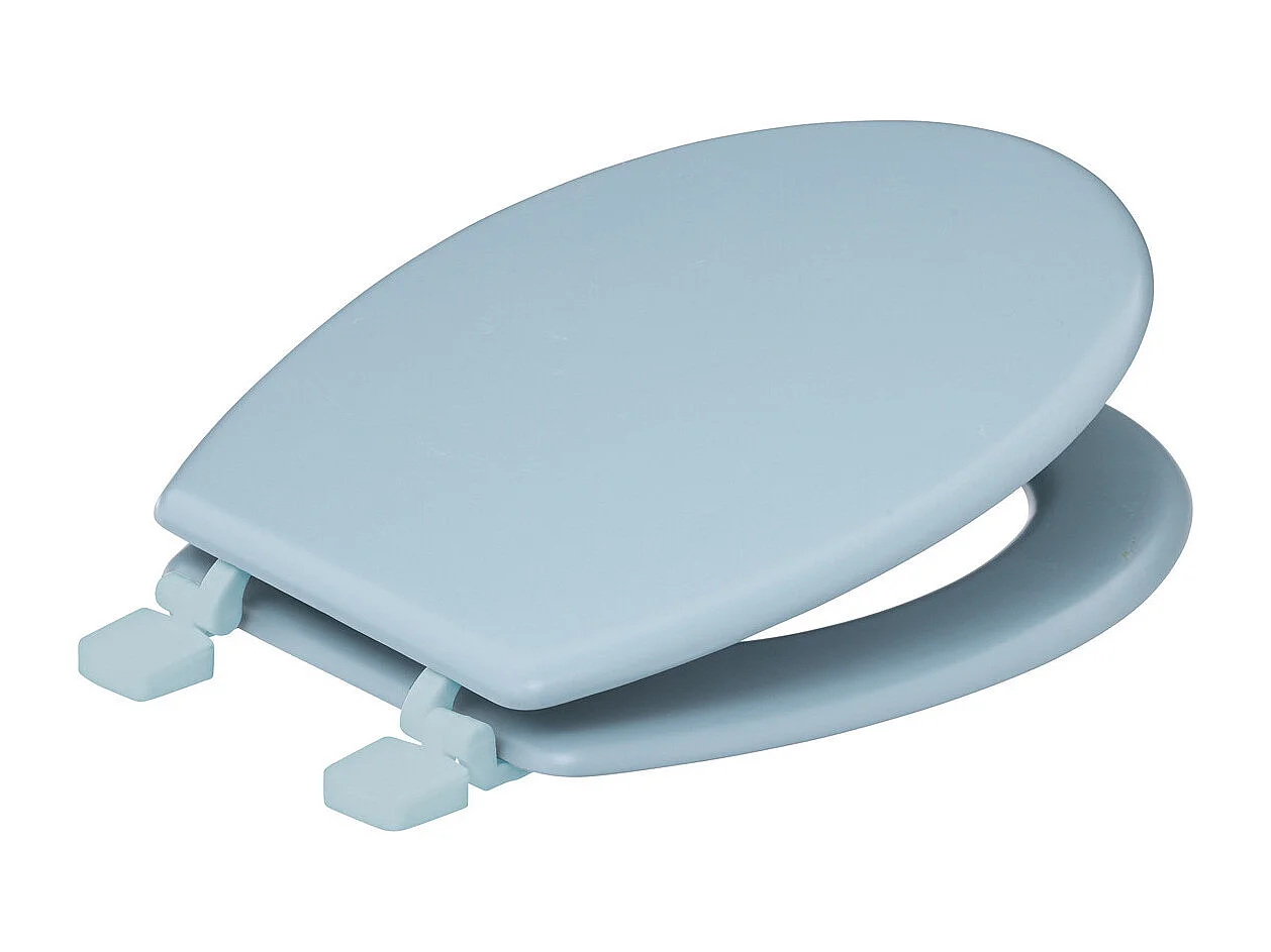 Abattant WC standard en Bois Bleu artic