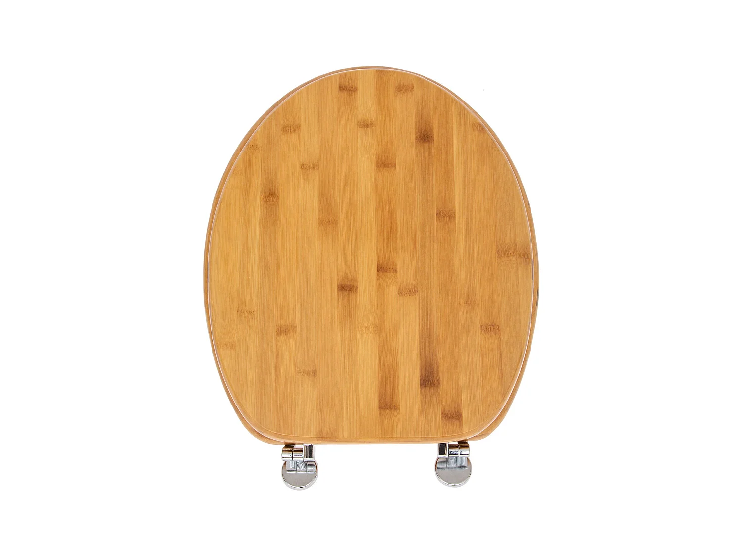 Abattant WC en Bambou avec charnières en zinc