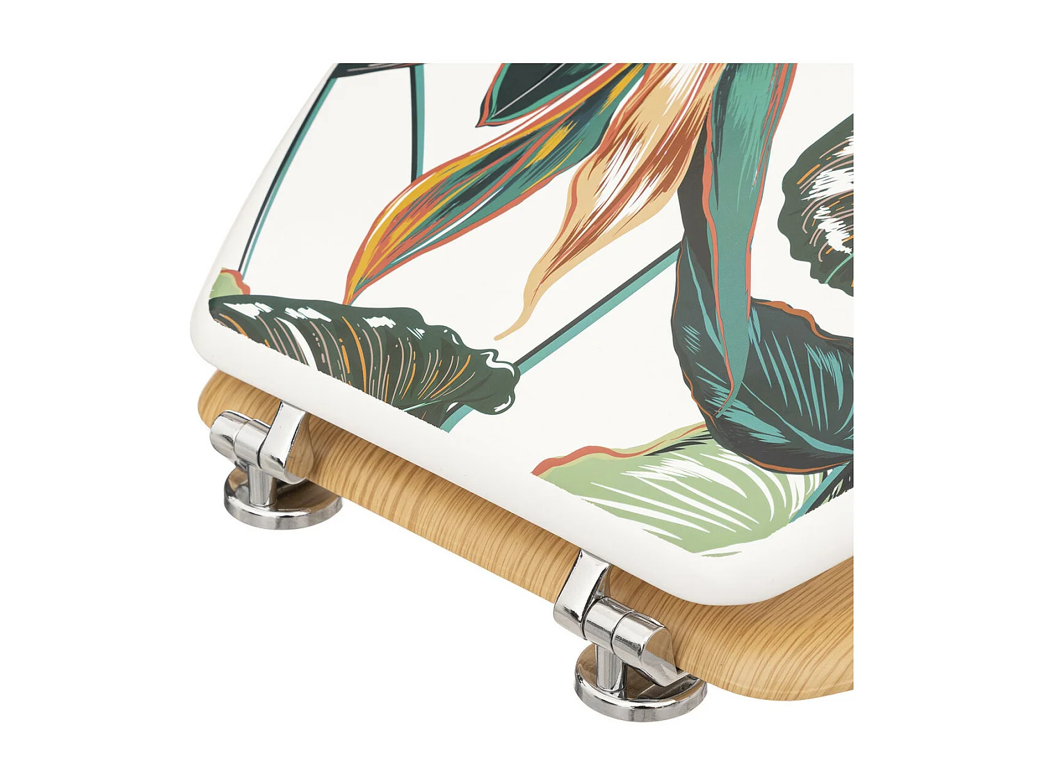 Tapa wc en madera estampado exótico