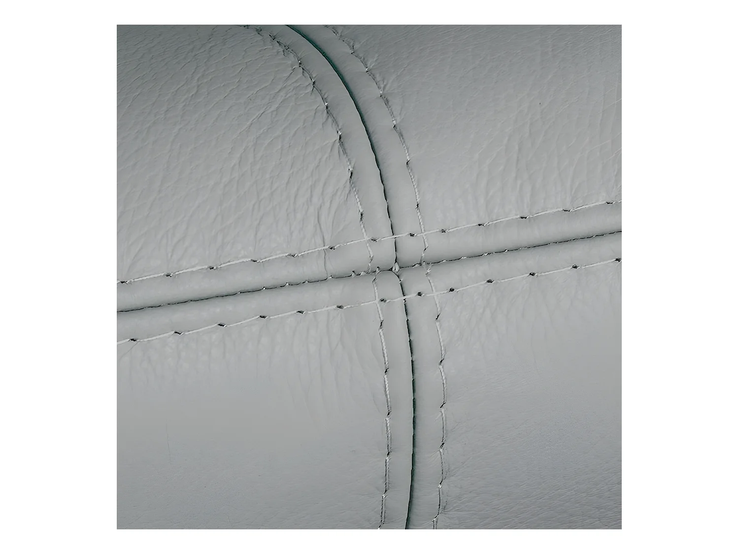 Canapé 3 places en 100% tout cuir italien vachette COMO, gris clair