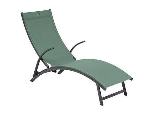 Transat Samba pliable vert olive/graphite Hespéride