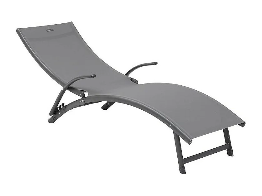 Transat Samba pliable anthracite/graphite Hespéride