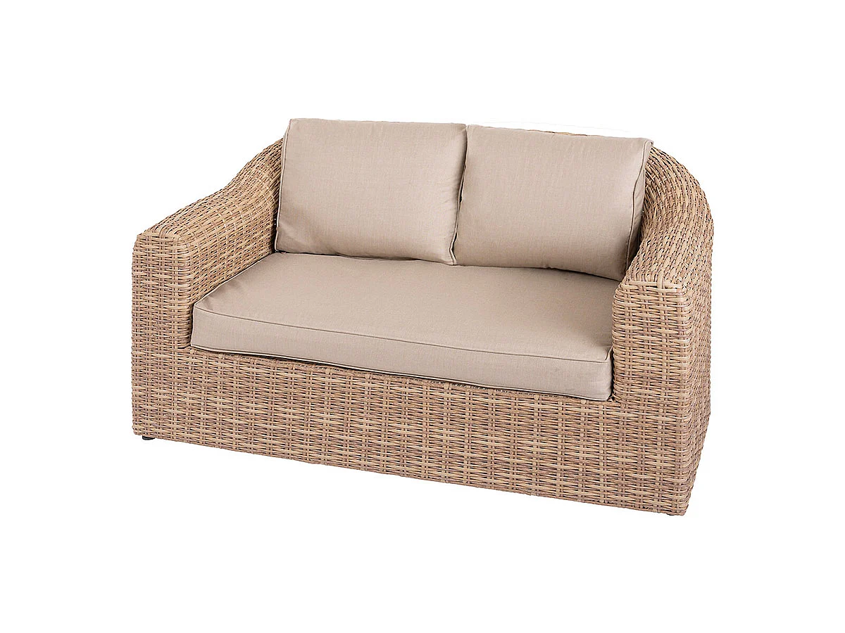 Salon de jardin en résine tressée Moorea Savana - 4 places - Hespéride