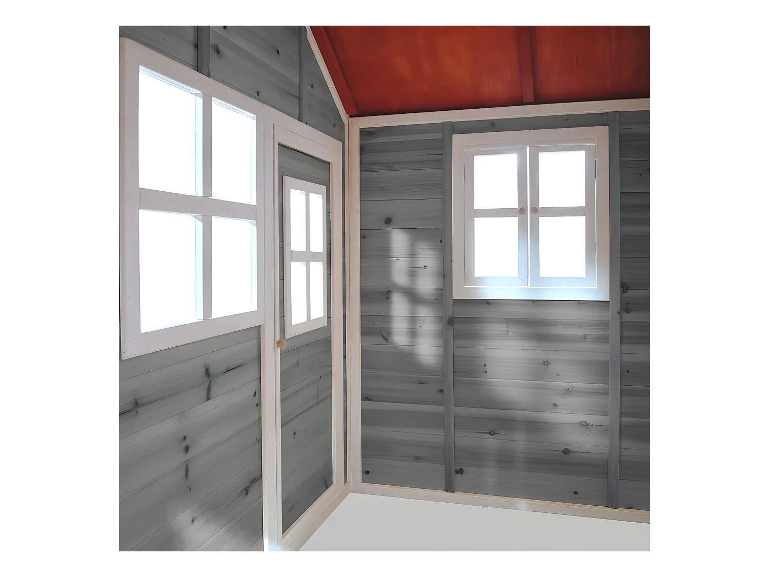 Maisonnette en bois pour enfants Loft 150 Gris - Exit Toys