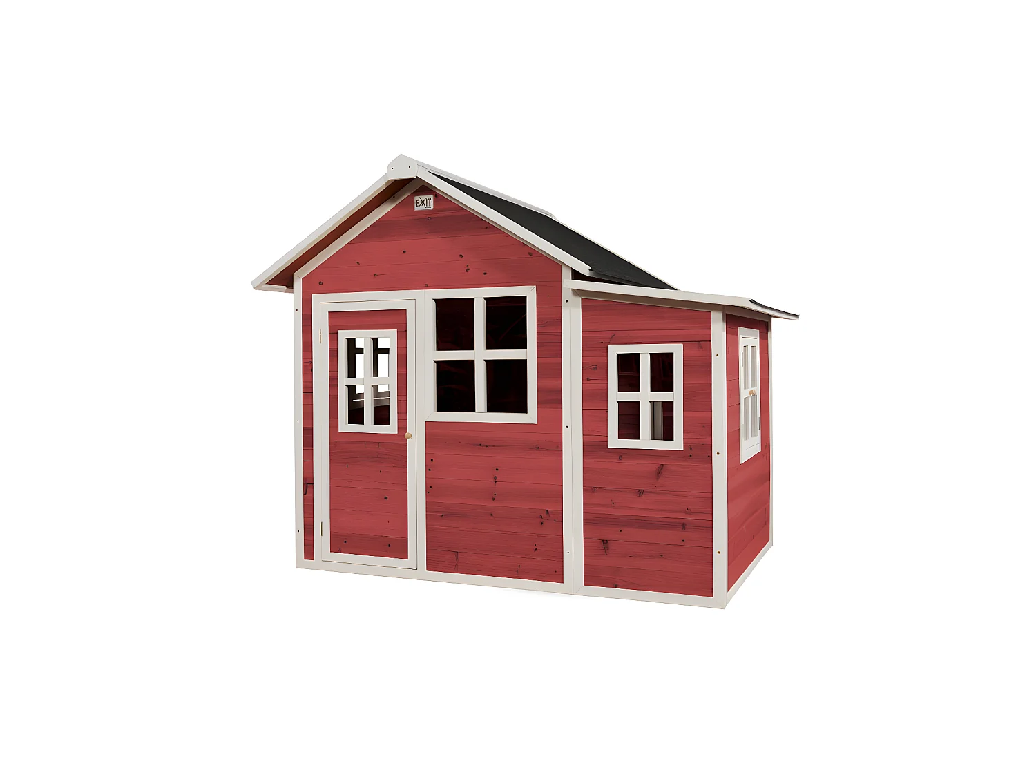 Maisonnette en bois pour enfants Loft 150 Rouge - Exit Toys