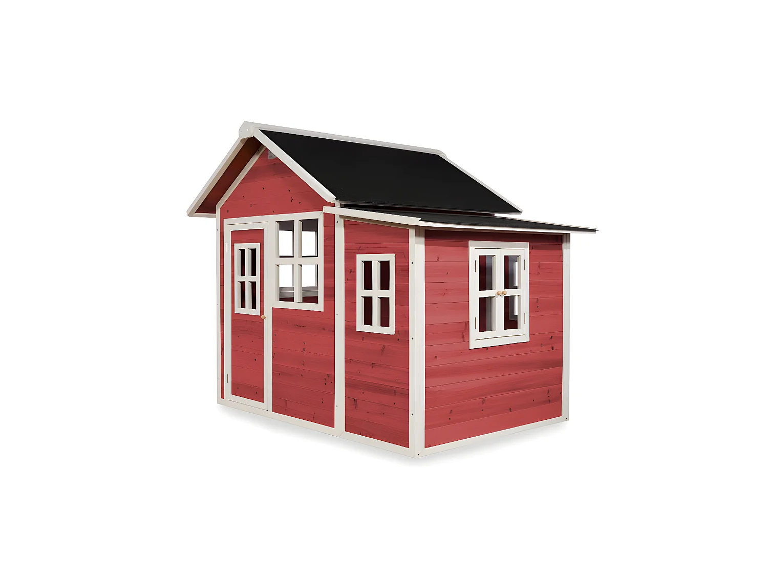 Maisonnette en bois pour enfants Loft 150 Rouge - Exit Toys