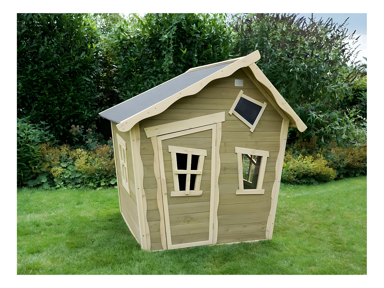 Maisonnette en bois pour enfants Crooky 100 - Exit Toys