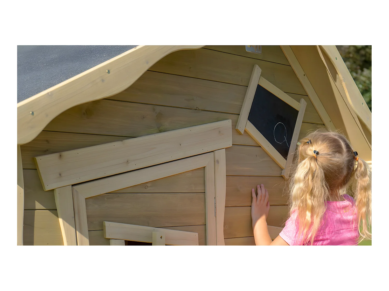 Maisonnette en bois pour enfants Crooky 100 - Exit Toys