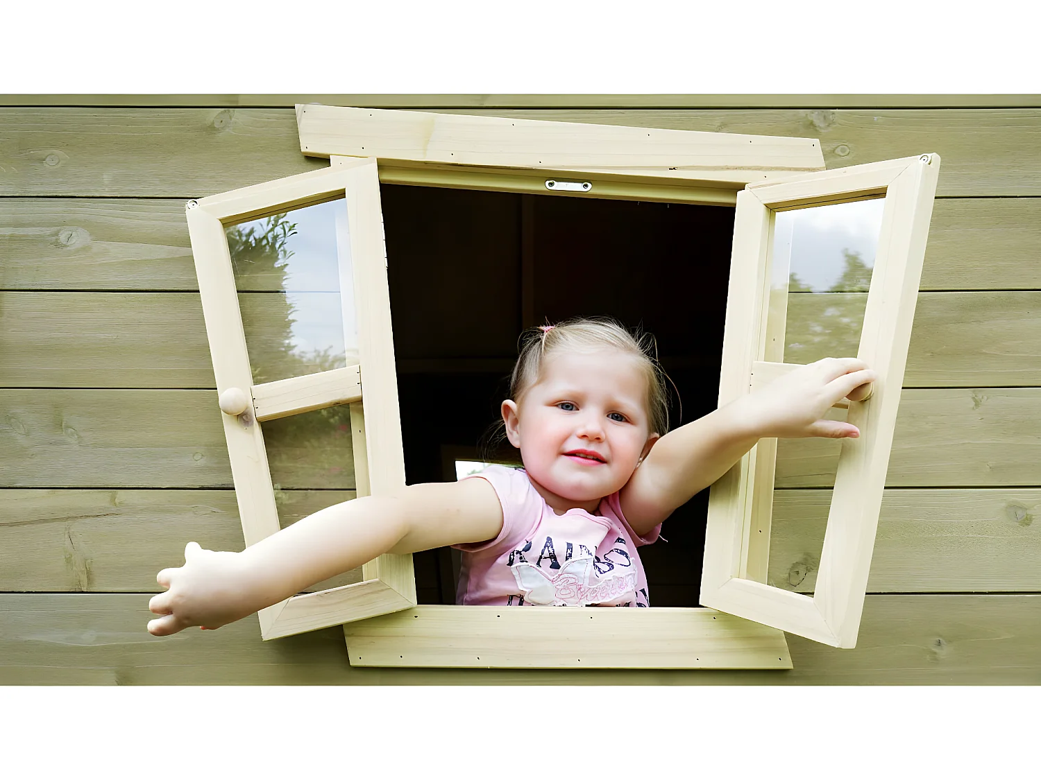 Maisonnette en bois pour enfants Crooky 100 - Exit Toys