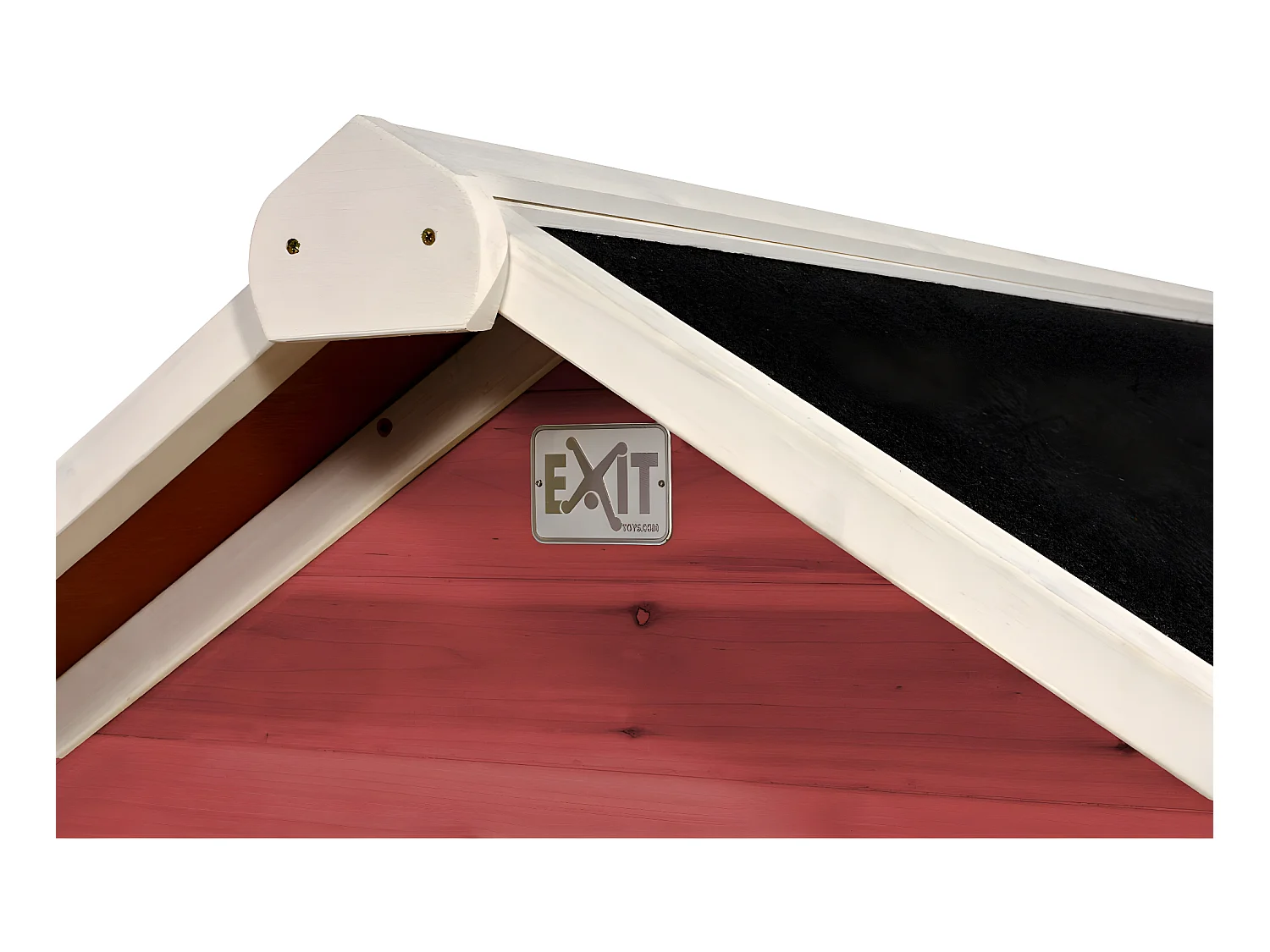 Maisonnette en bois pour enfants Loft 100 Rouge - Exit Toys