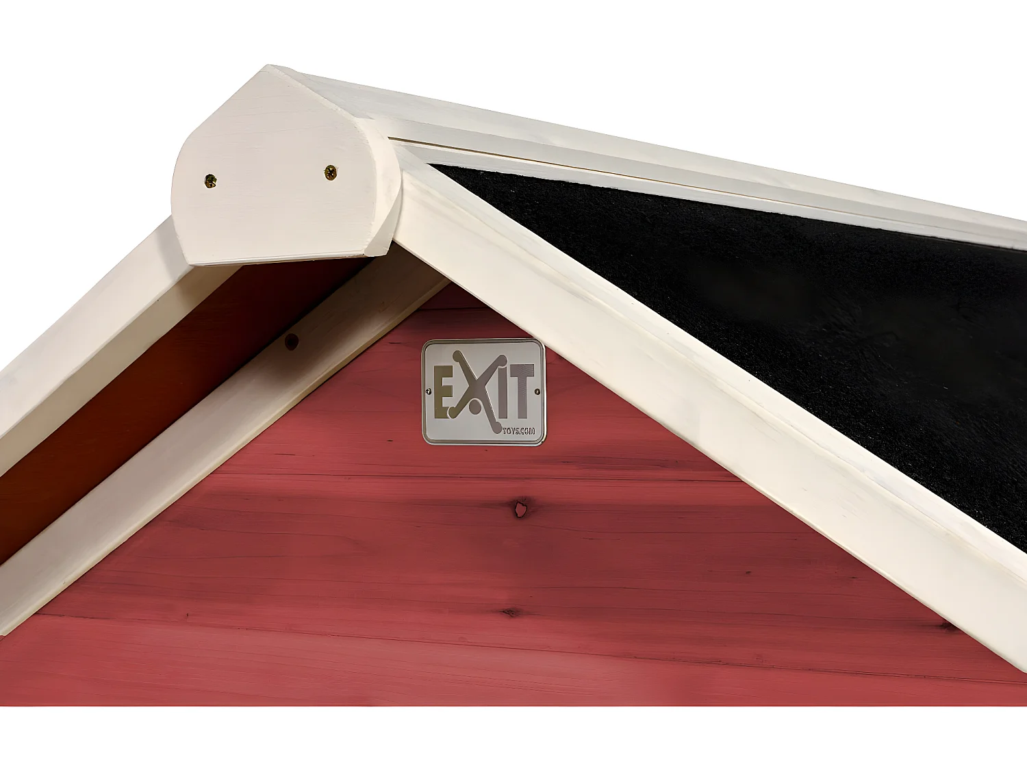 Maisonnette en bois pour enfants Loft 100 Rouge - Exit Toys