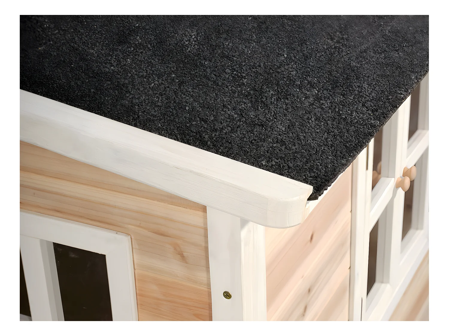 Maisonnette en bois pour enfants Loft 100 Naturel - Exit Toys