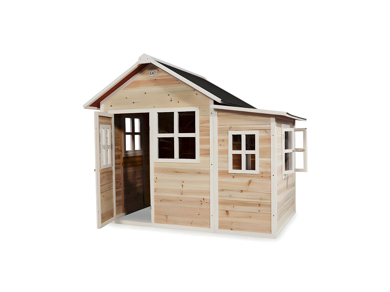 Maisonnette en bois pour enfants Loft 150 Naturel - Exit Toys