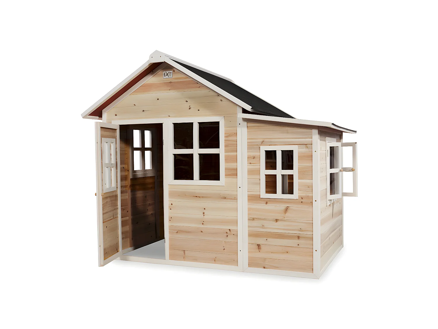 Maisonnette en bois pour enfants Loft 150 Naturel - Exit Toys