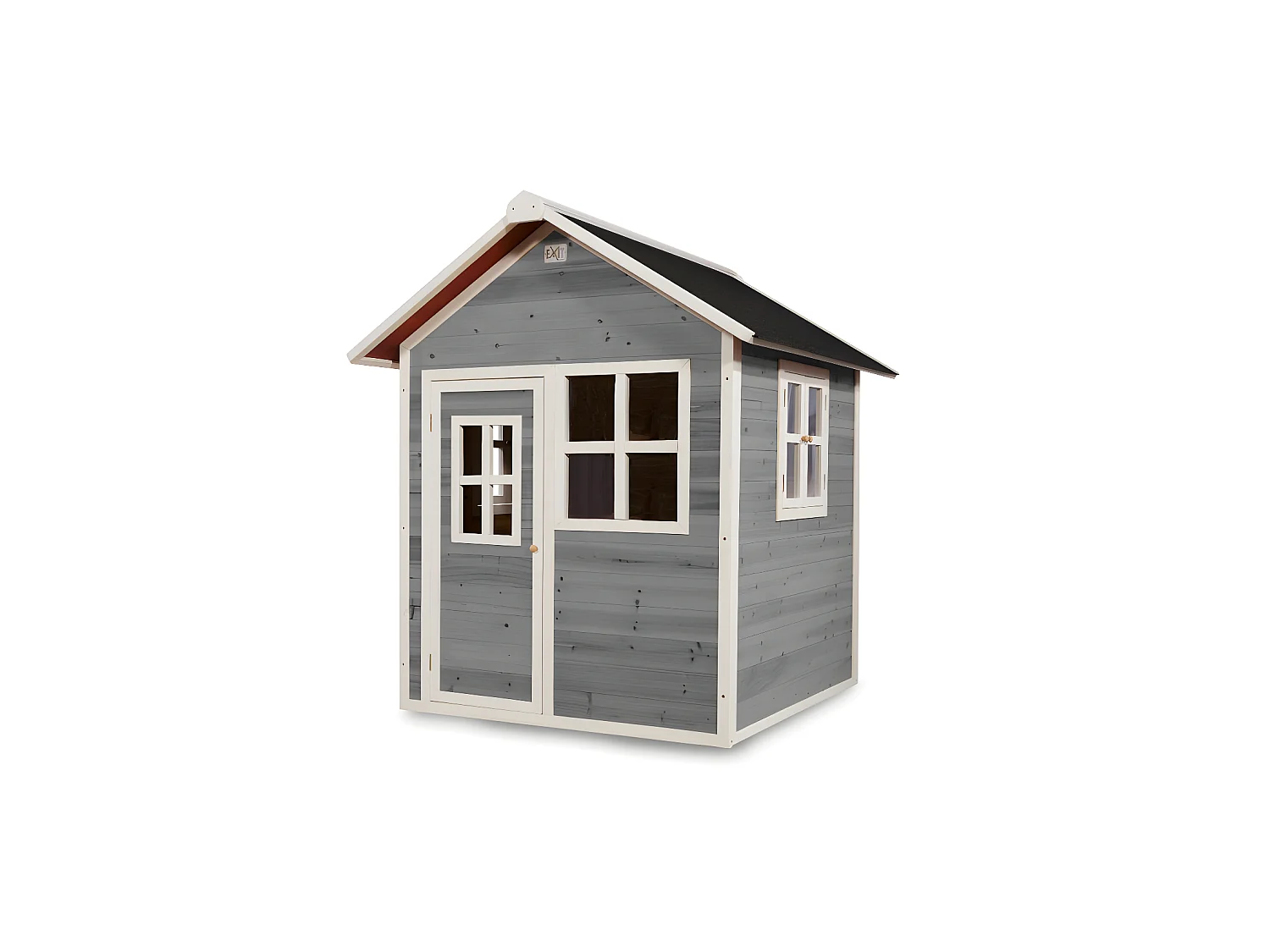 Maisonnette en bois pour enfants Loft 100 Gris - Exit Toys