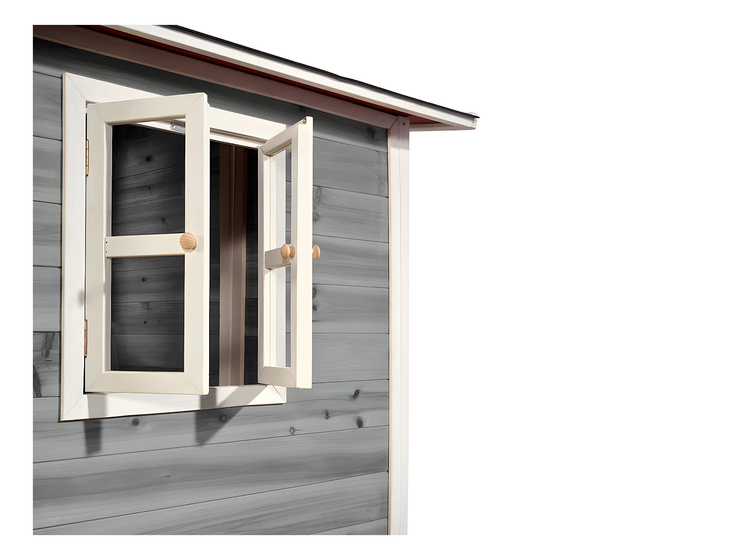 Maisonnette en bois pour enfants Loft 100 Gris - Exit Toys