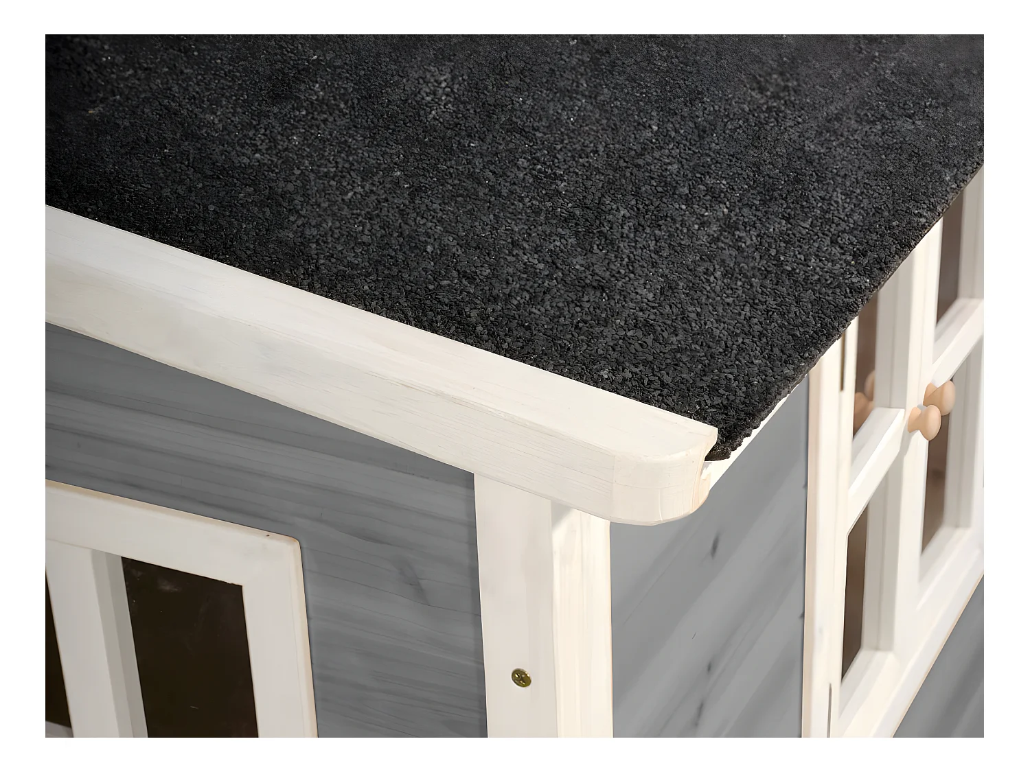 Maisonnette en bois pour enfants Loft 100 Gris - Exit Toys