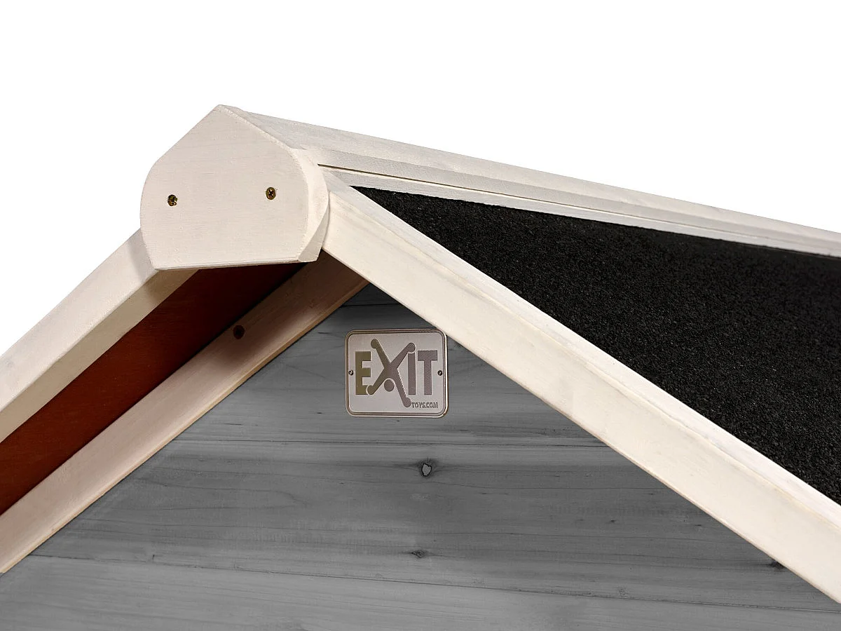Maisonnette en bois pour enfants Loft 100 Gris - Exit Toys