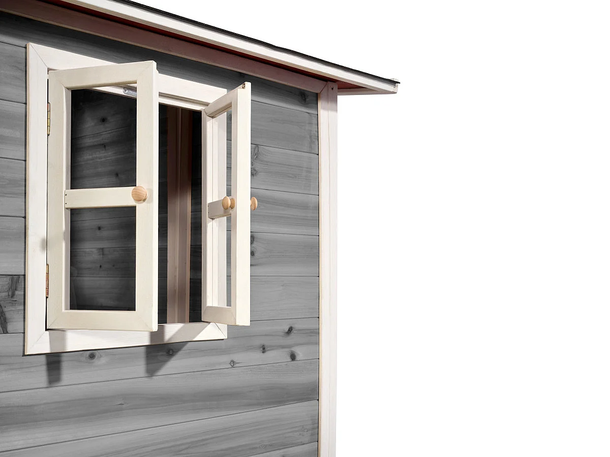 Maisonnette en bois pour enfants Loft 100 Gris - Exit Toys