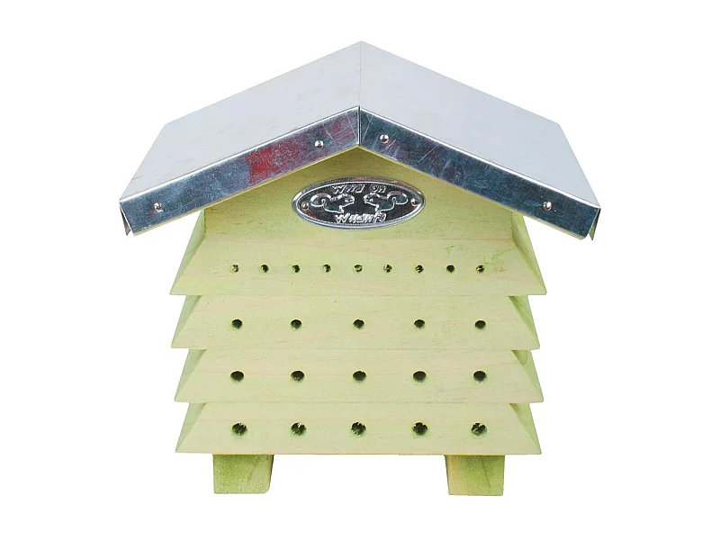 Bienenhaus aus Holz und Zink