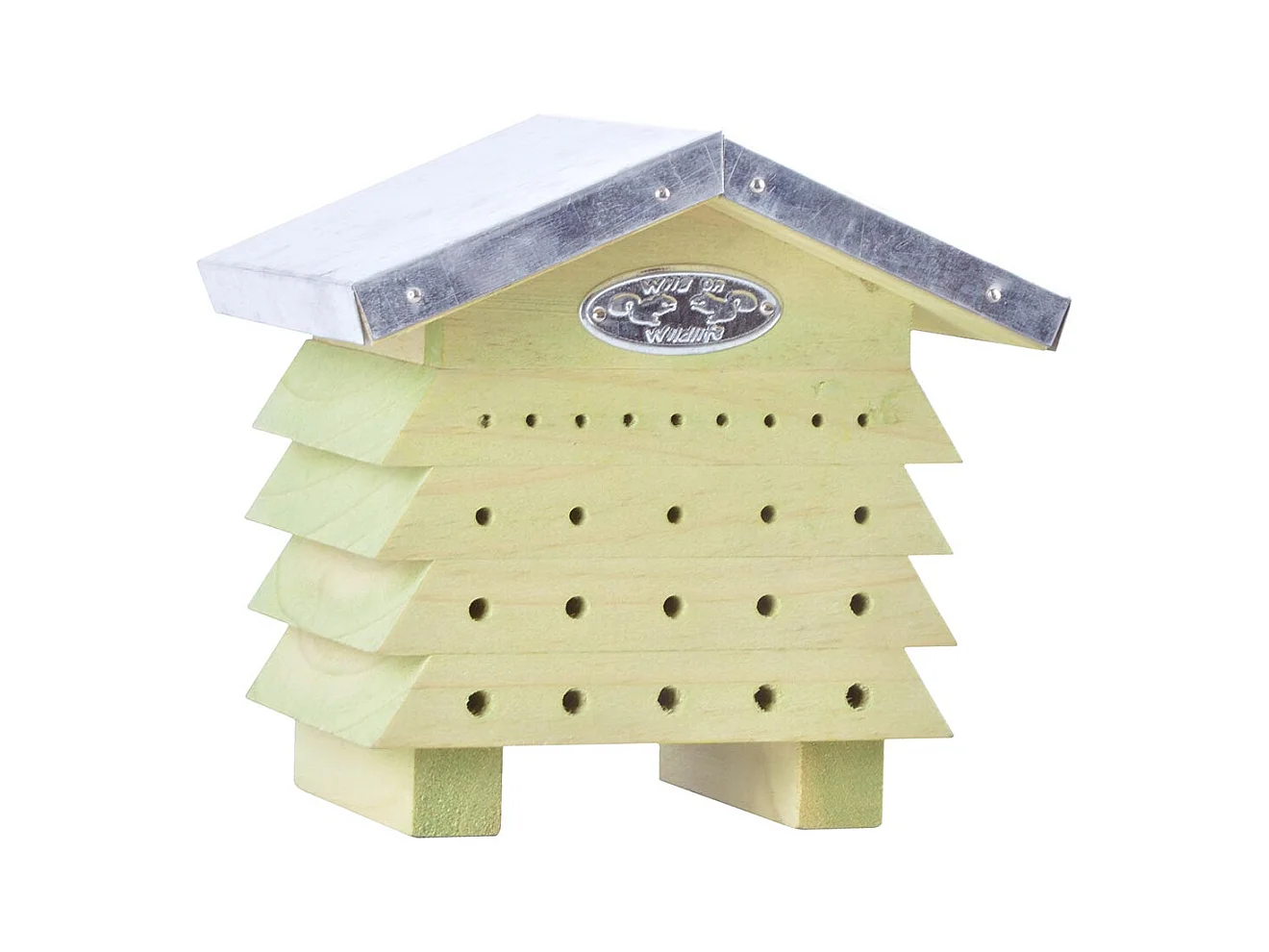 Bienenhaus aus Holz und Zink