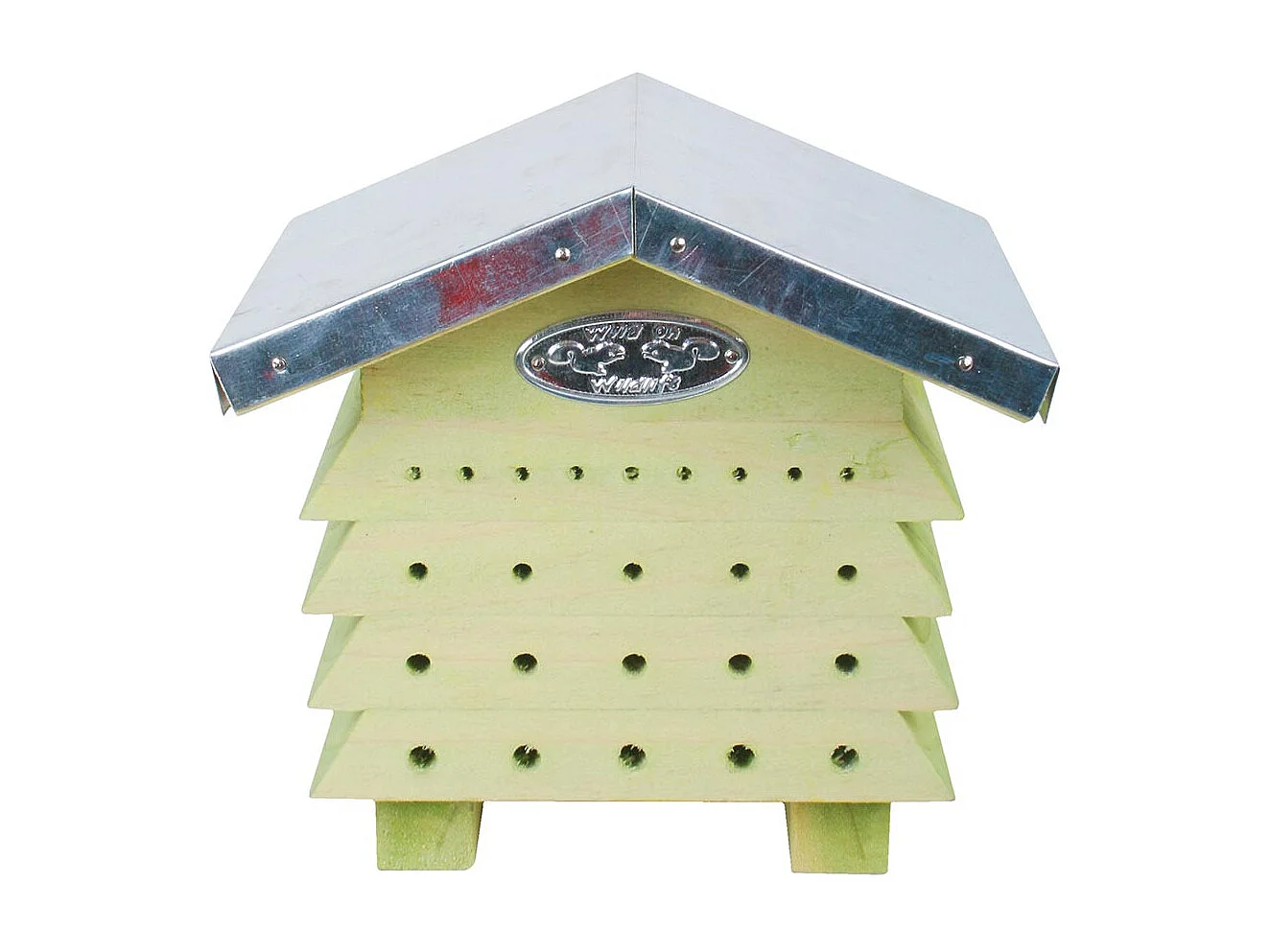 Bienenhaus aus Holz und Zink