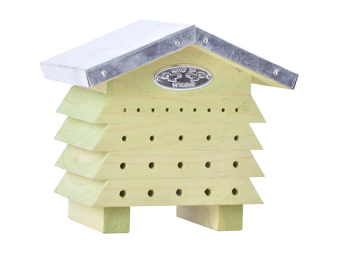 Bienenhaus aus Holz und Zink