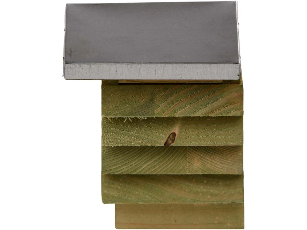 Casa de abejas de madera y zinc