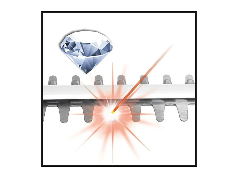 Elektro-Heckenschere GH-EH 4245 (rot/schwarz, 420 Watt)