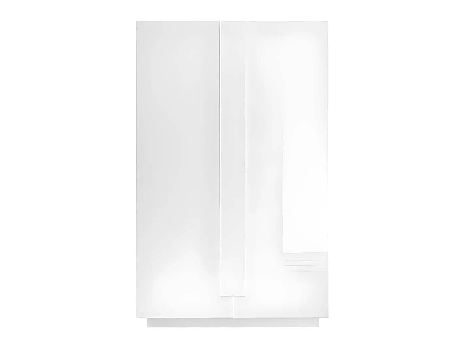 Argentier 2 portes JUPITER blanc laqué brillant 120 cm