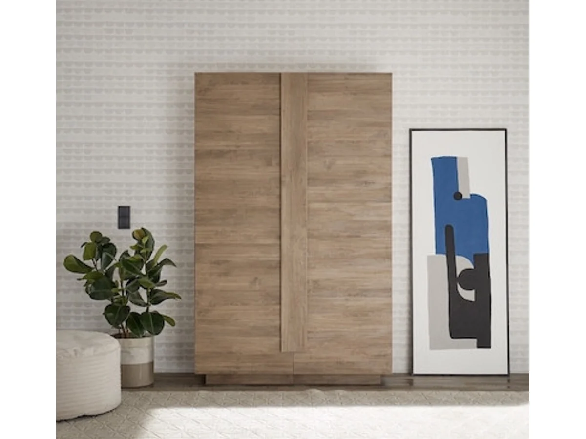 Argentier 2 portes JUPITER bois mercure 120 cm