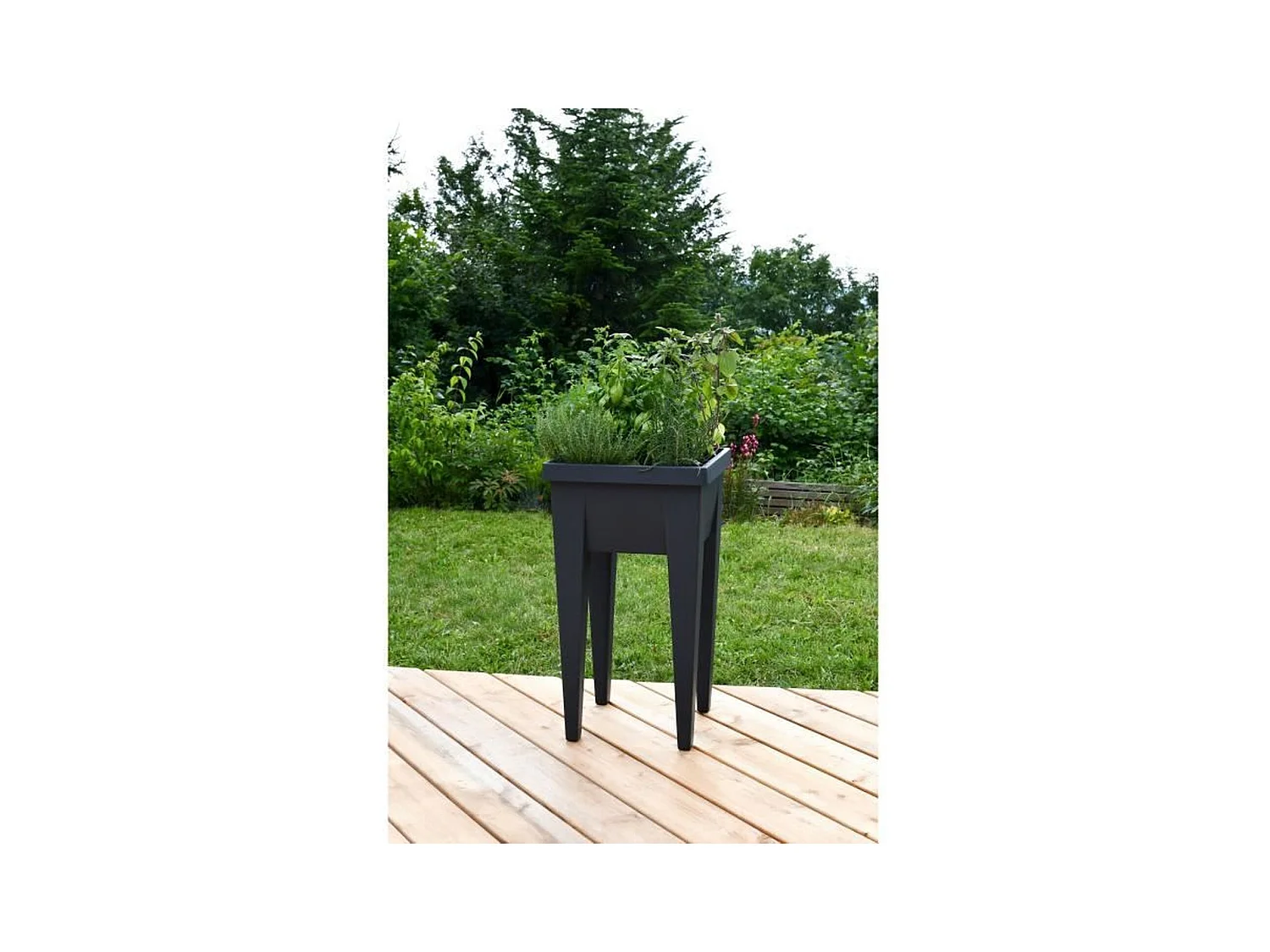 Carré potager Veg'Table urban 23 L anthracite - EDA