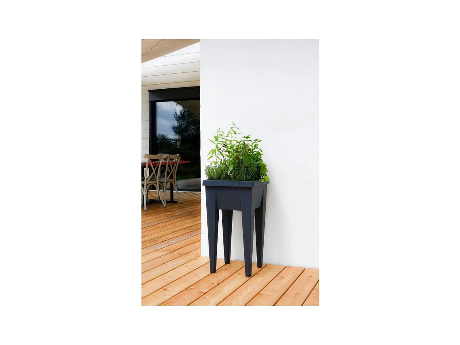 Carré potager Veg'Table urban 23 L anthracite - EDA