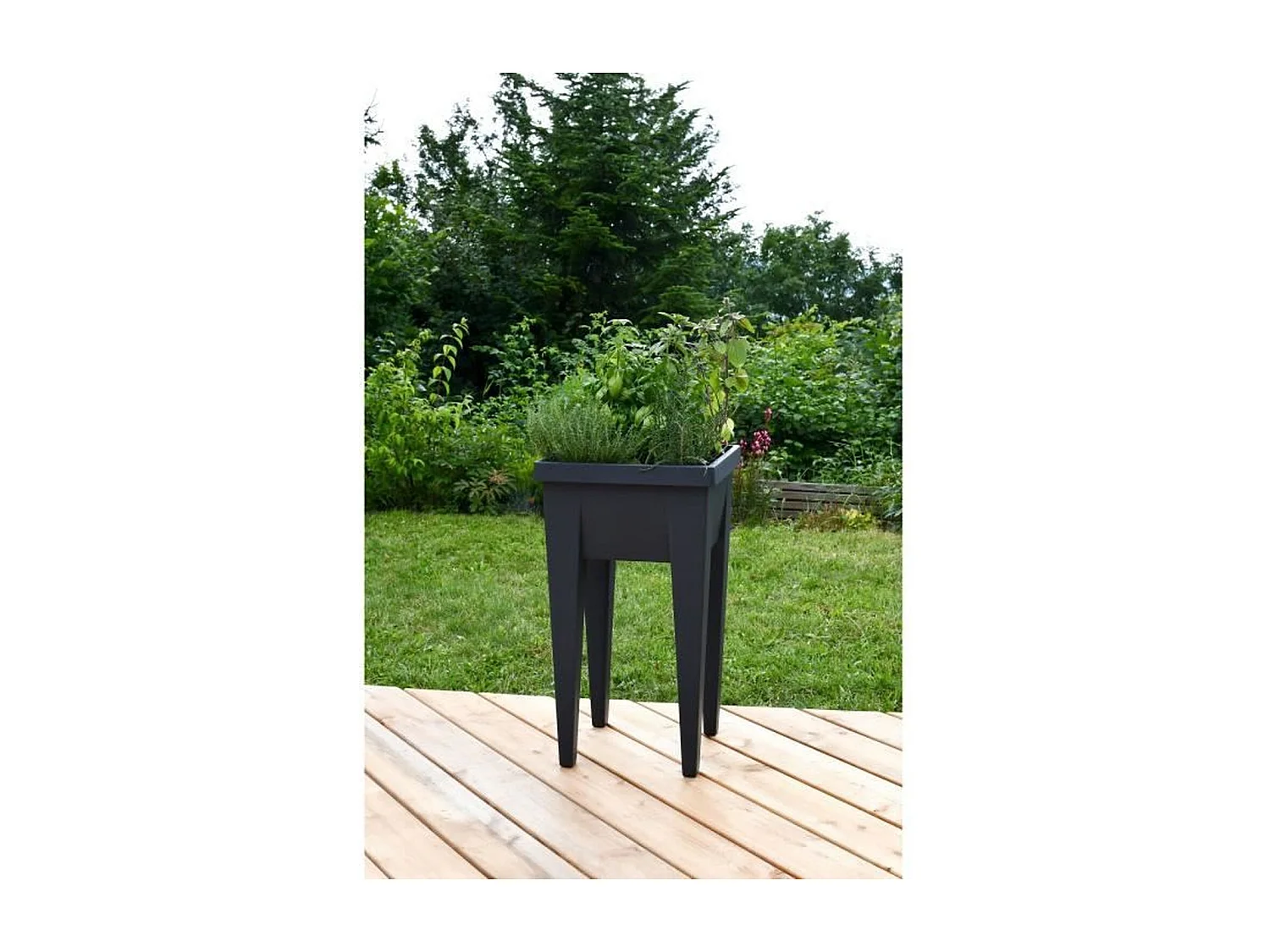 Carré potager Veg'Table urban 23 L anthracite - EDA