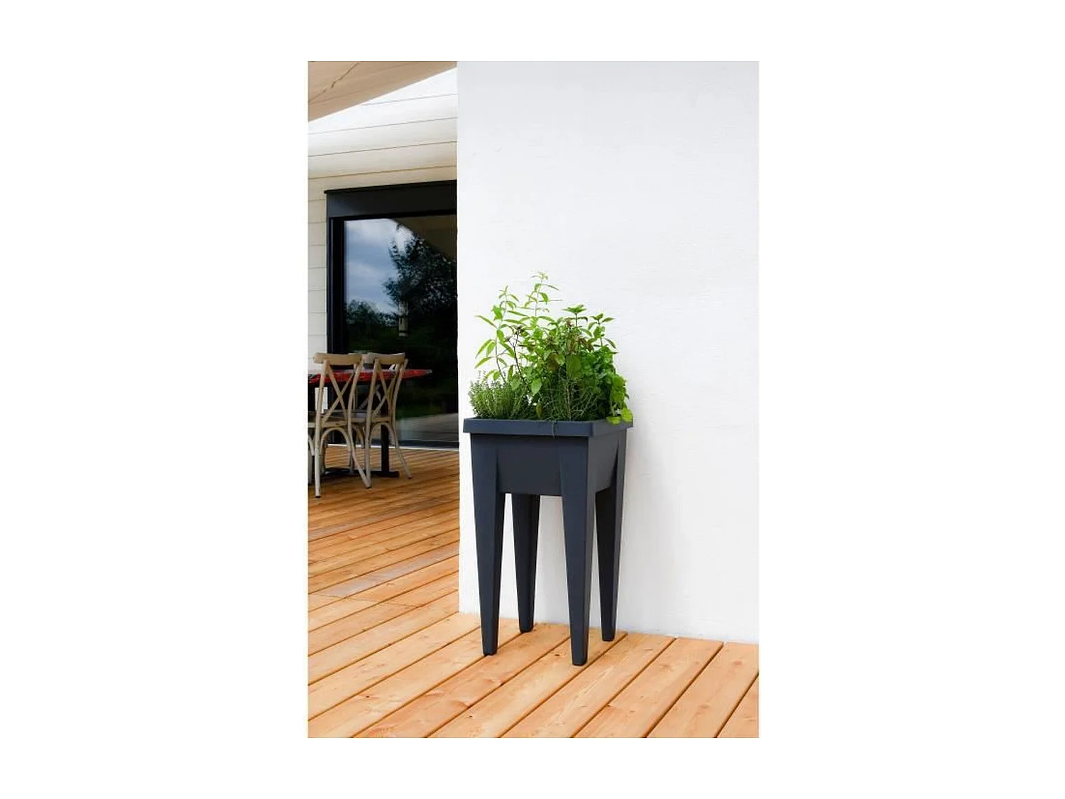 Carré potager Veg'Table urban 23 L anthracite - EDA