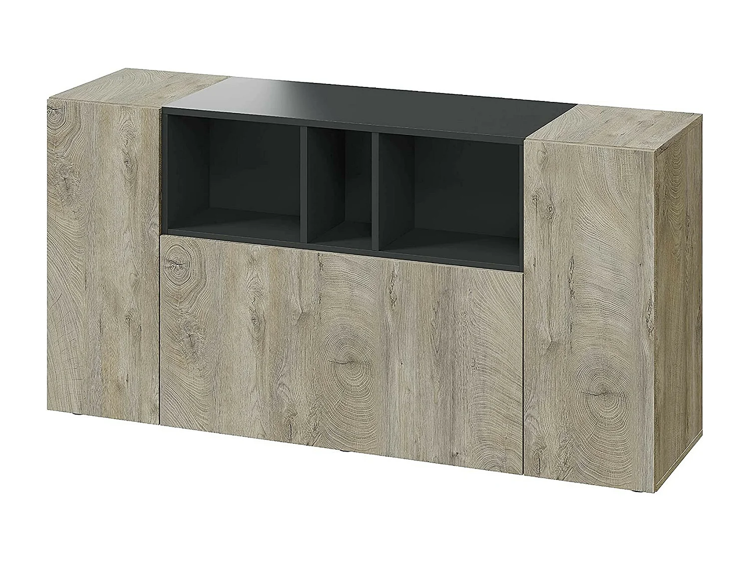 Buffet con 3 porte e 3 scomparti - L150 cm - Tamiko