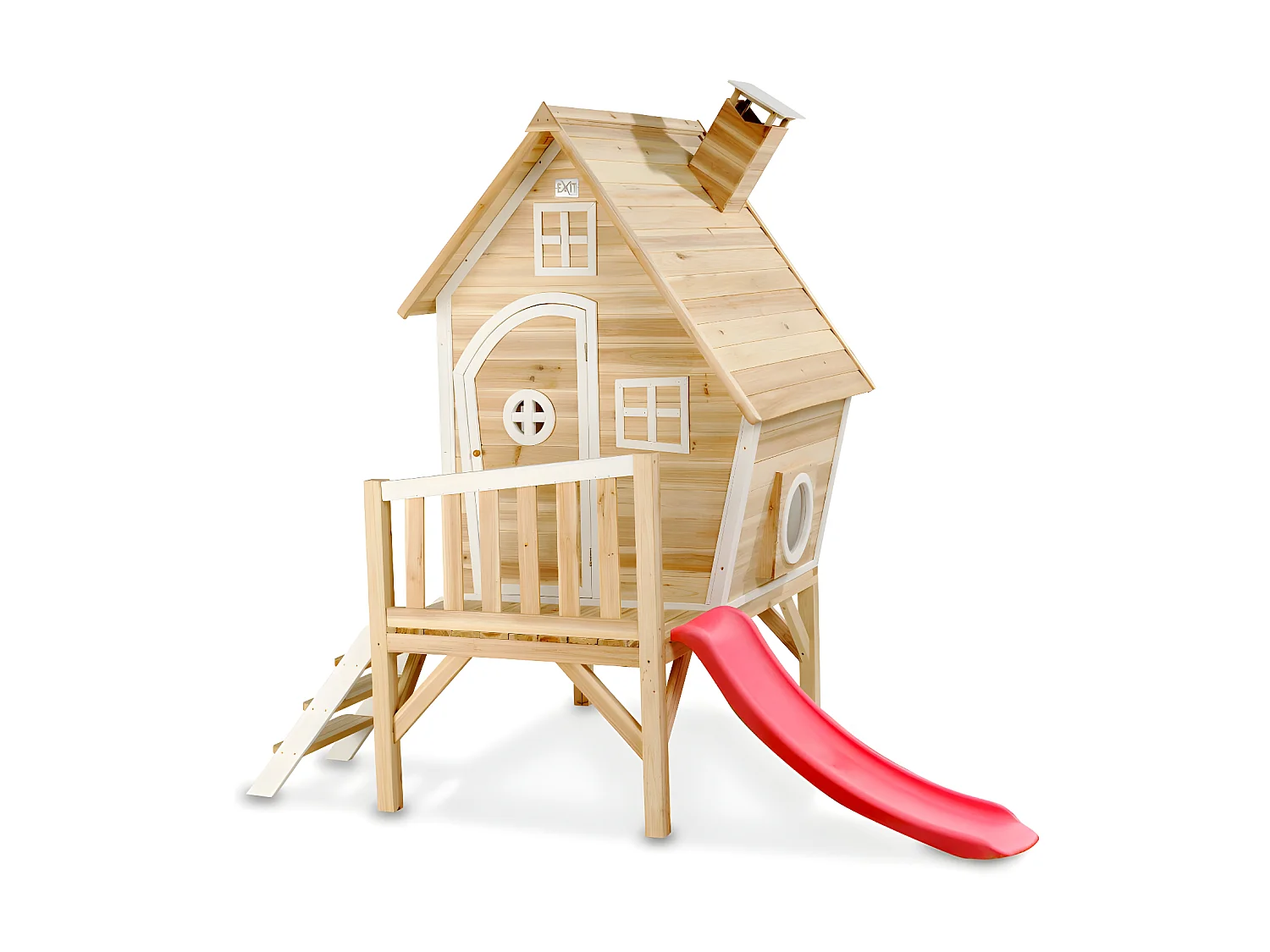 Maisonnette en bois pour enfants Fantasia 300 Naturel - Exit Toys