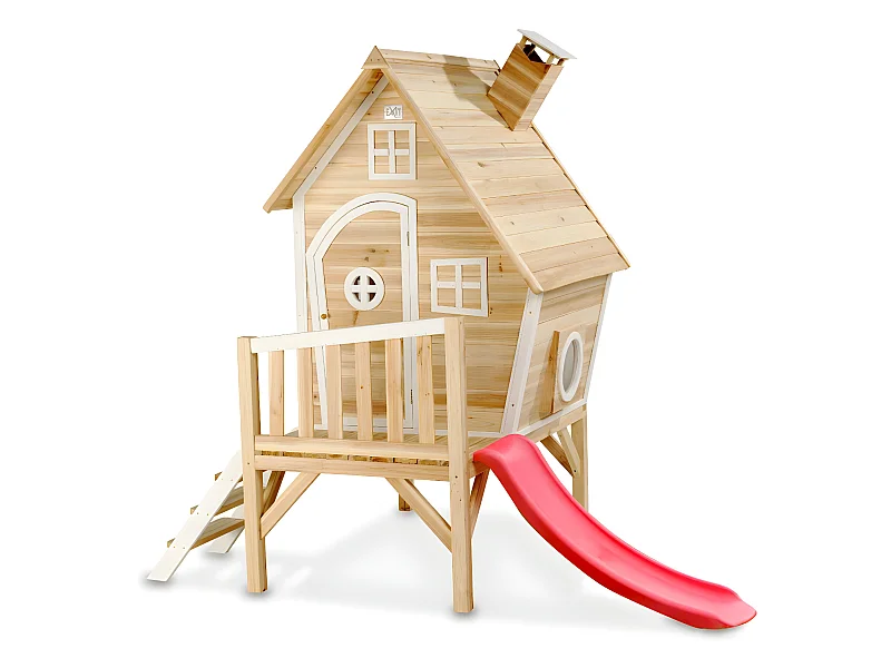 Maisonnette en bois pour enfants Fantasia 300 Naturel - Exit Toys