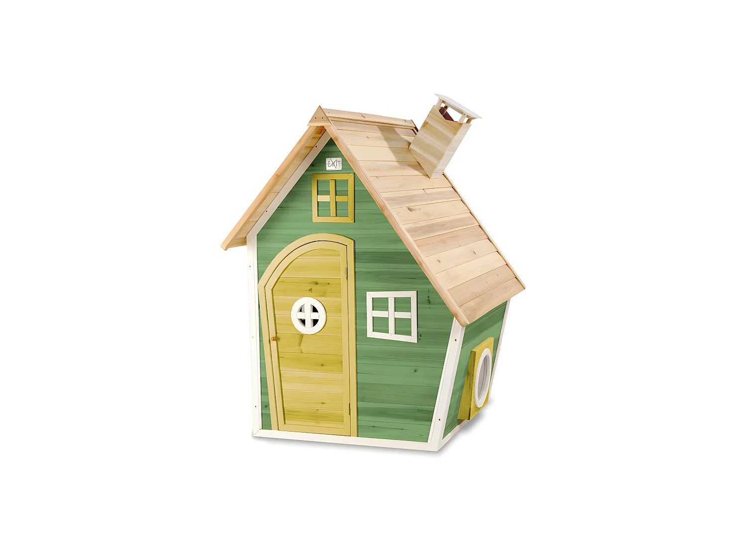 Maisonnette en bois pour enfants Fantasia 100 Vert - Exit Toys