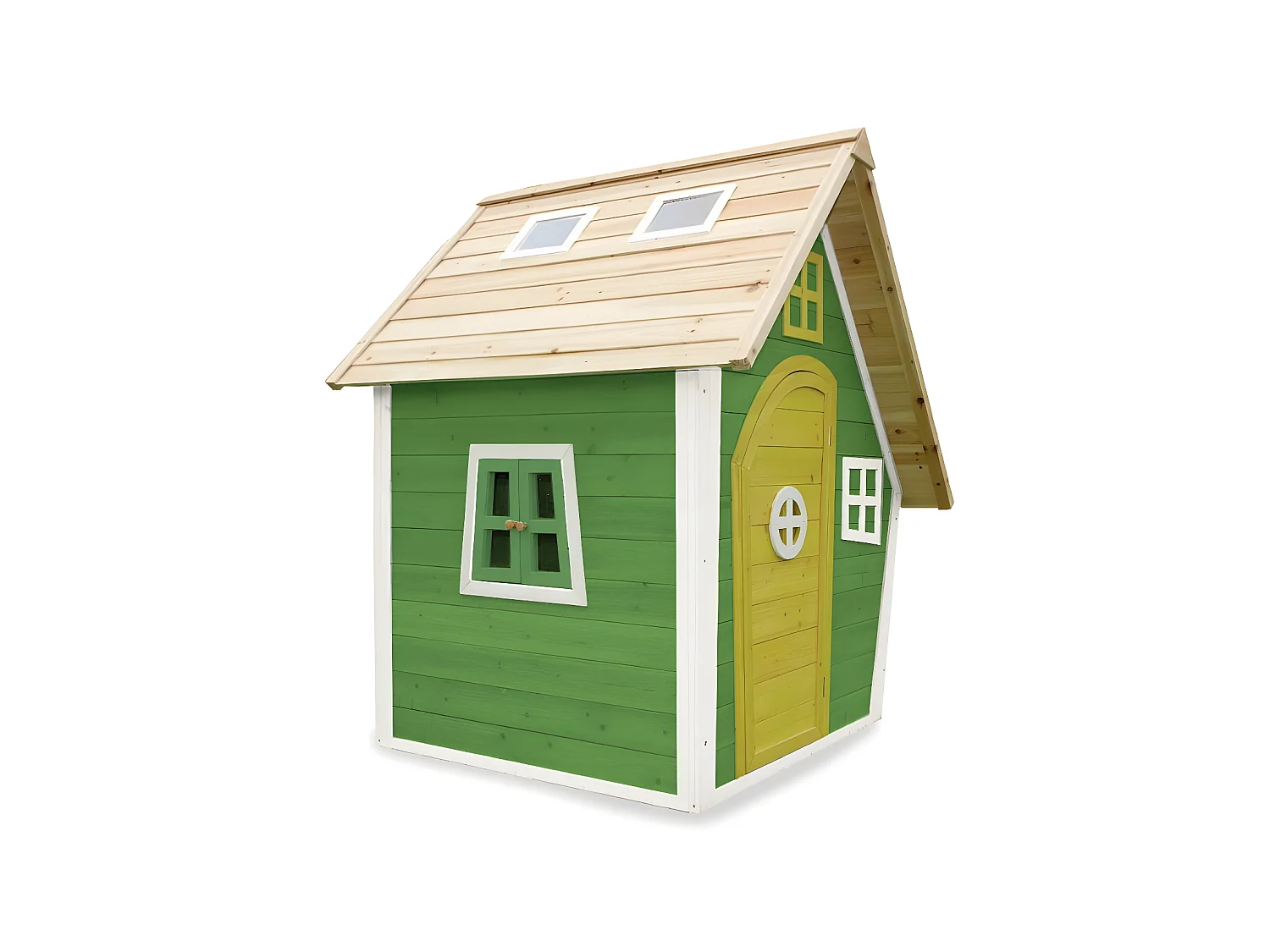 Maisonnette en bois pour enfants Fantasia 100 Vert - Exit Toys