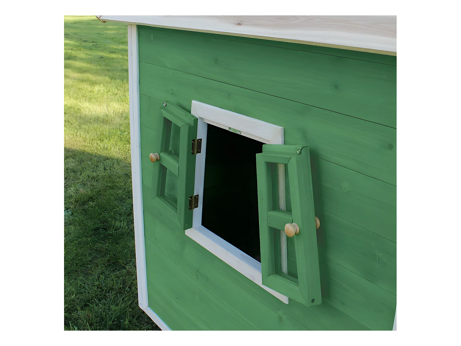 Maisonnette en bois pour enfants Fantasia 100 Vert - Exit Toys