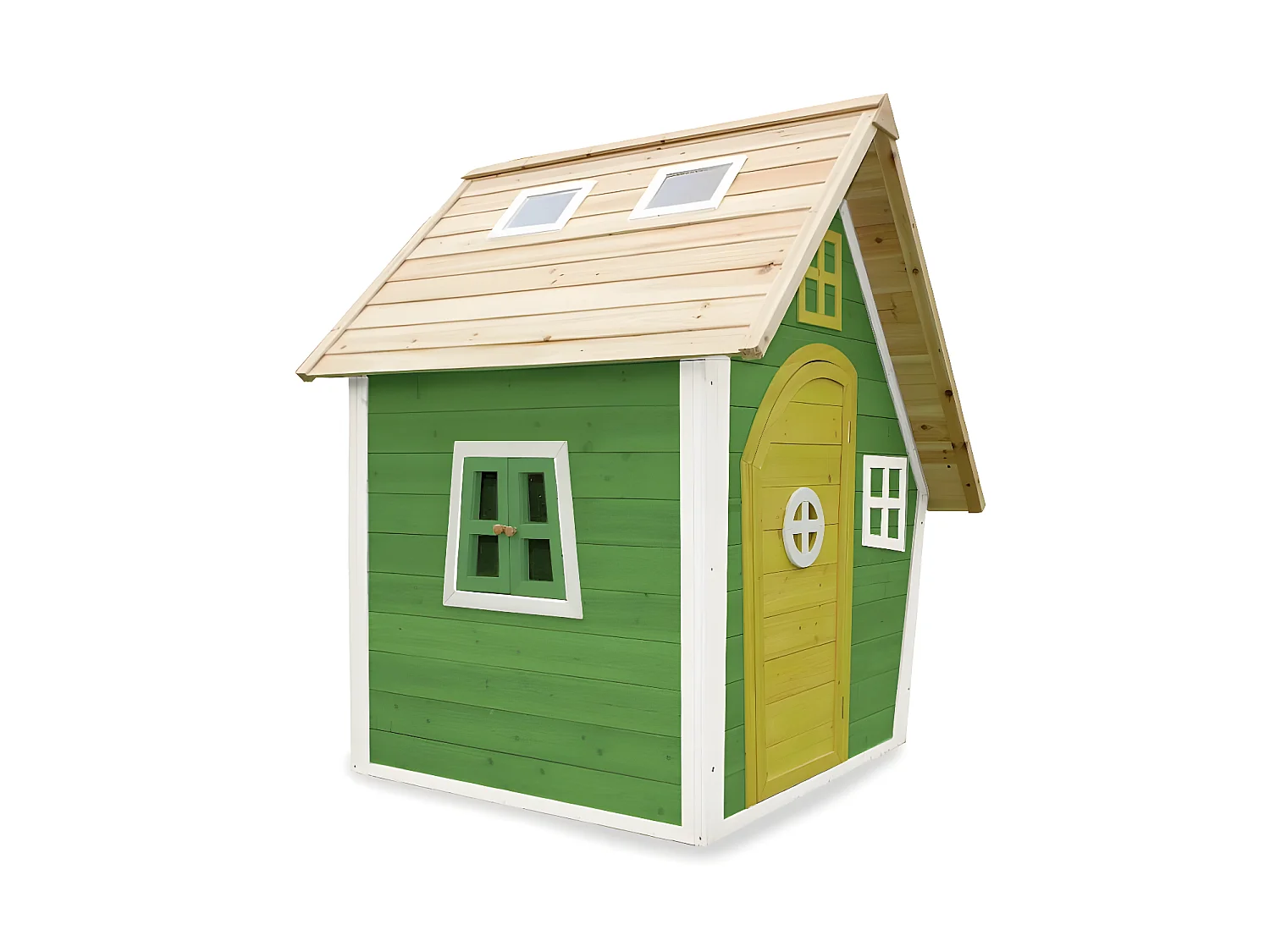 Maisonnette en bois pour enfants Fantasia 100 Vert - Exit Toys