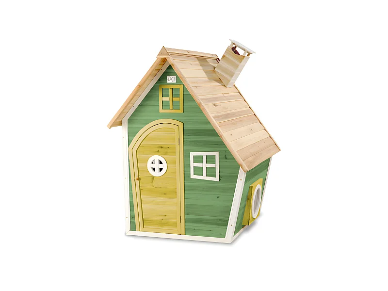 Maisonnette en bois pour enfants Fantasia 100 Vert - Exit Toys