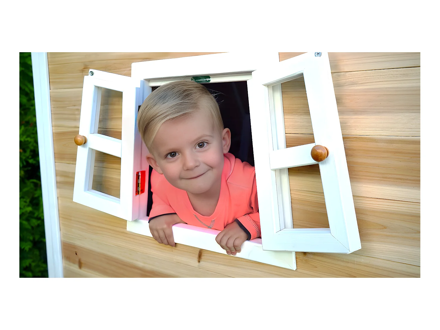 Maisonnette en bois pour enfants Fantasia 100 Naturel - Exit Toys