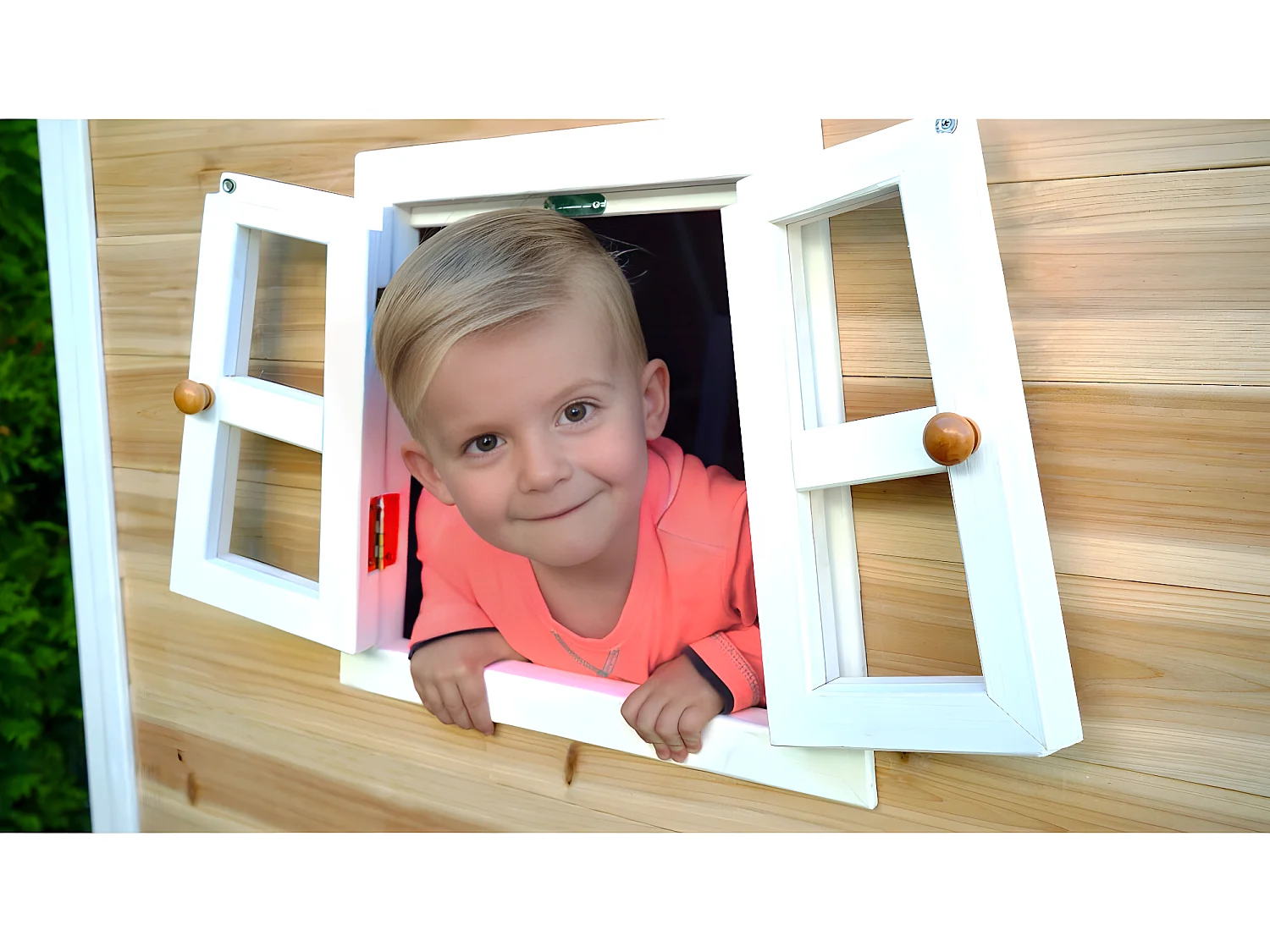 Maisonnette en bois pour enfants Fantasia 100 Naturel - Exit Toys