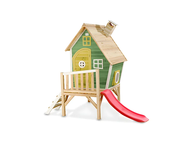 Maisonnette en bois pour enfants Fantasia 300 Vert - Exit Toys