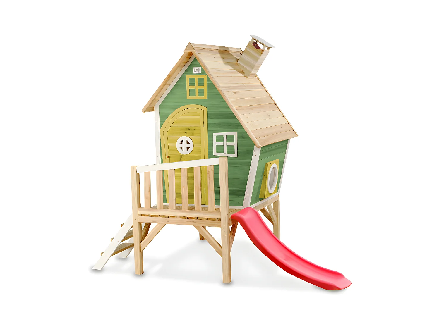 Maisonnette en bois pour enfants Fantasia 300 Vert - Exit Toys