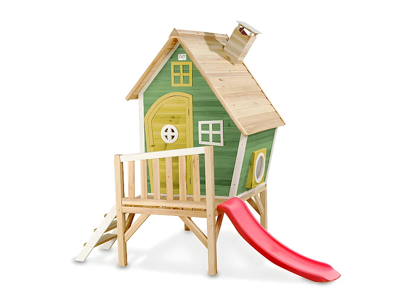 Maisonnette en bois pour enfants Fantasia 300 Vert - Exit Toys